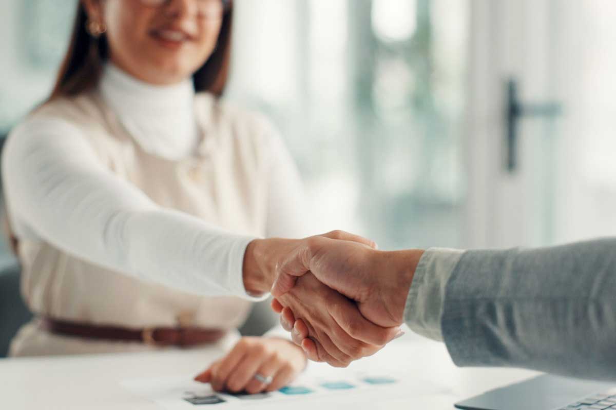 Un recrutement pour un emploi.