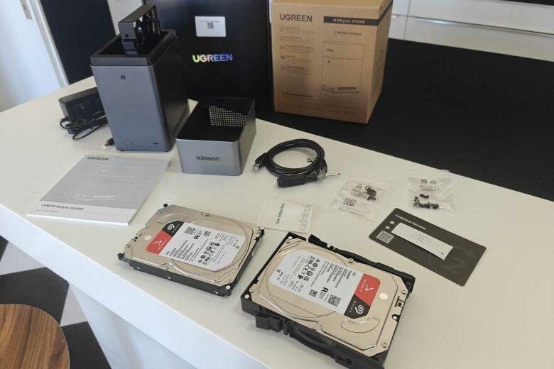 Le contenu du colis.