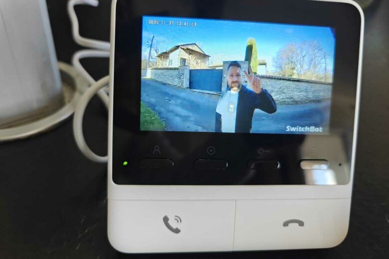 Une belle image (la photo est dénaturée par la fréquence de l'écran).