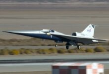 Atterrissage du X-59.