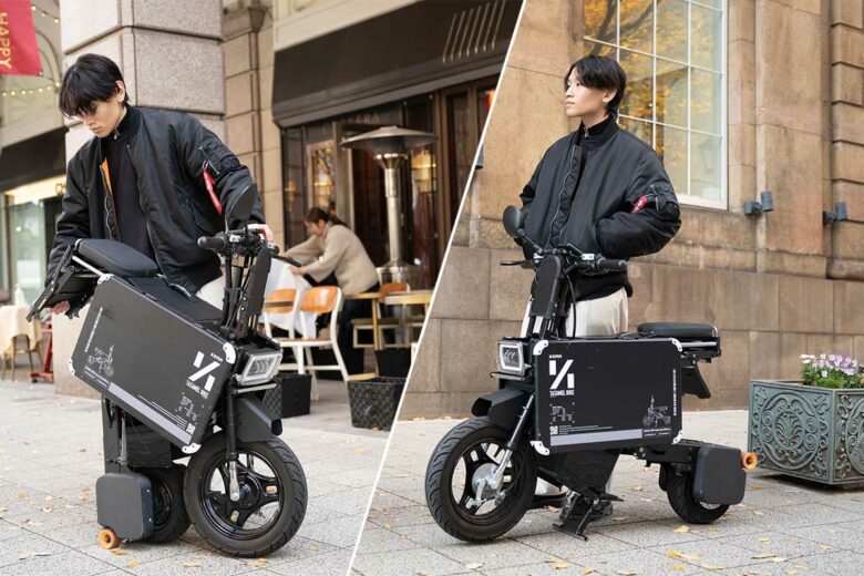 Le scooter électrique pliable de ICOMA.