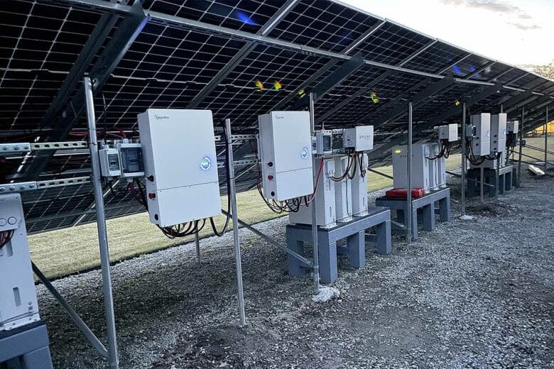 L'arrière de l'installation.