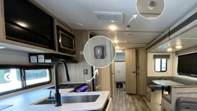 Un véhicule aménagé avec une alarme Vanguard.