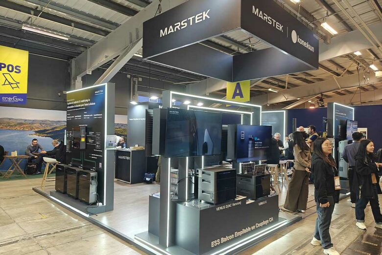 Le stand MARSTEK au salon Energaïa.