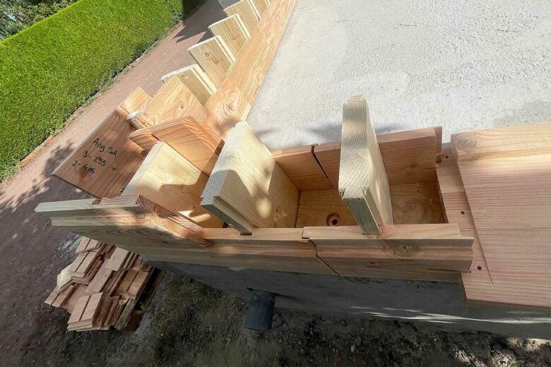 Une construction bois.