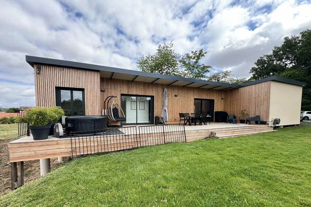 Une superbe maison conteneur.