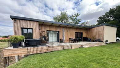 Une superbe maison conteneur.