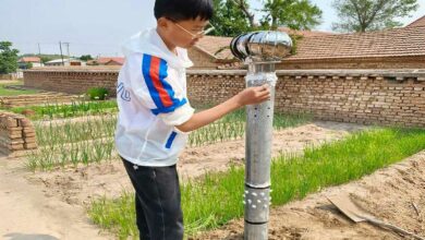 L'inventeur et son système anti sécheresse.