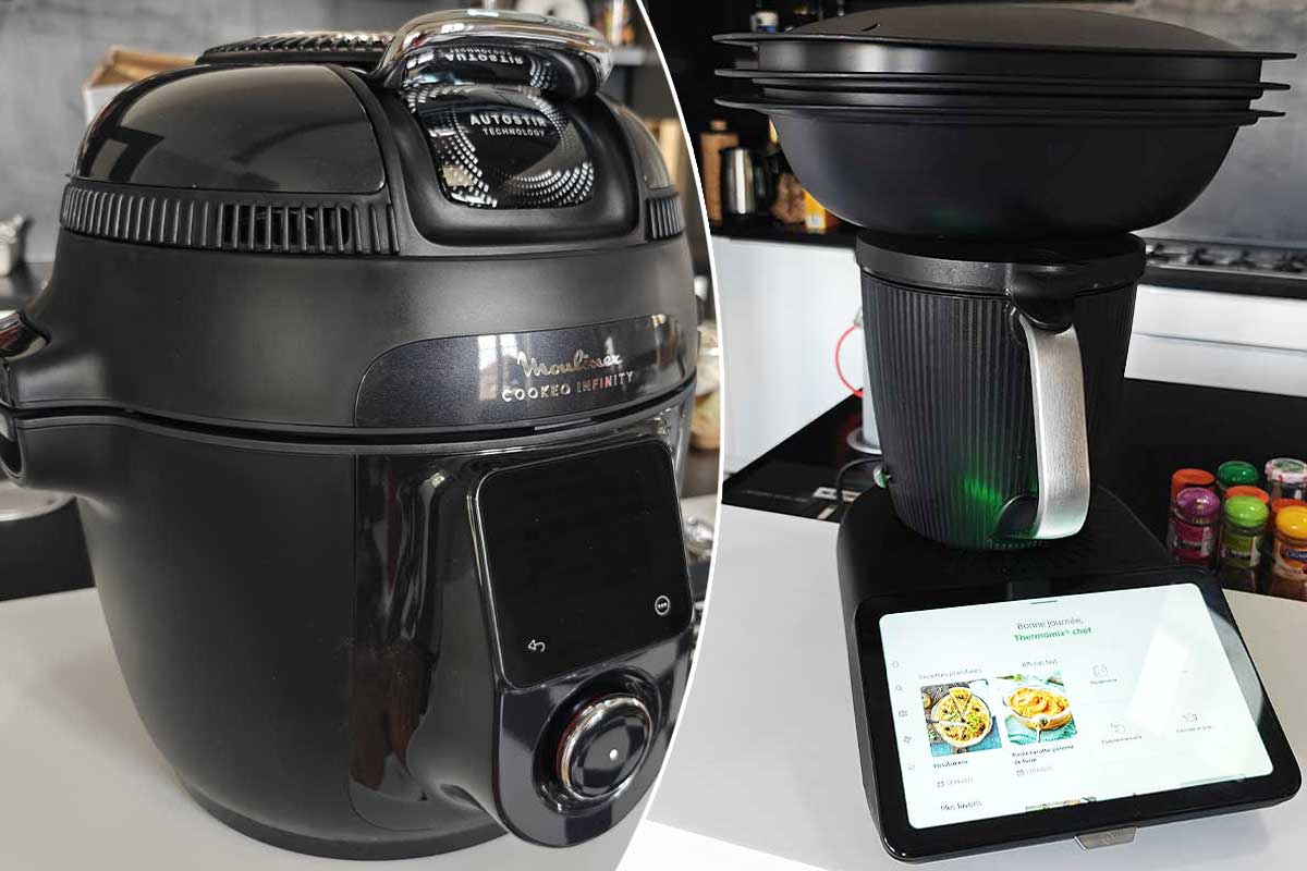 Un Cookeo et un Thermomix.