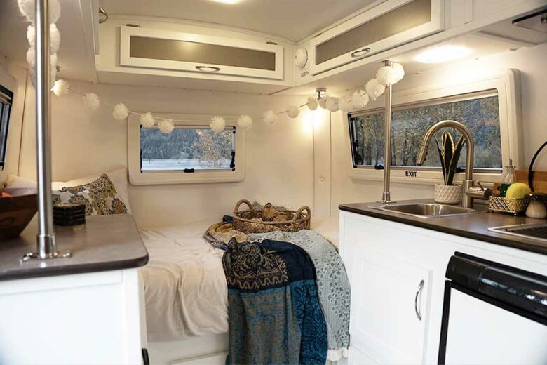 L'intérieur de l'E13.