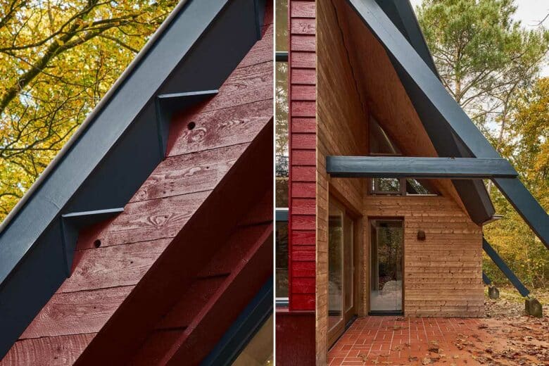 Des nichoirs et des refuges pour oiseaux directement en façade.