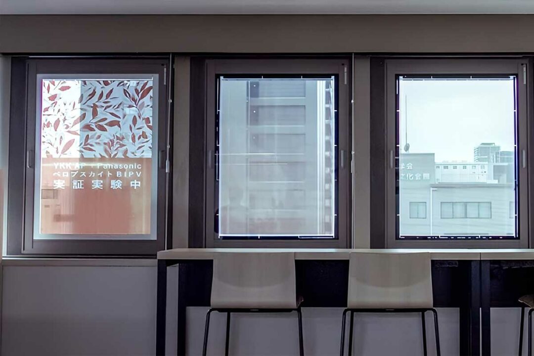 Panasonic travaille depuis de nombreuses années sur l'invention d'un verre photovoltaïque performant. Crédit photo : Panasonic