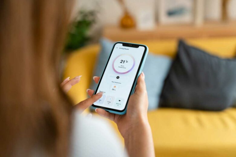 Pilotage de la température avec le smartphone.