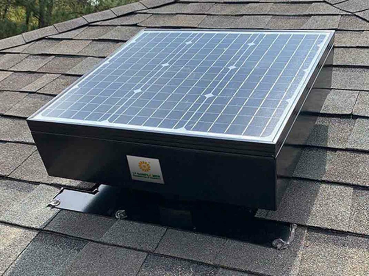 1st Sunflower dévoile un ventilateur solaire de toiture, pour réduire  l'humidité en hiver et la température en été - NeozOne