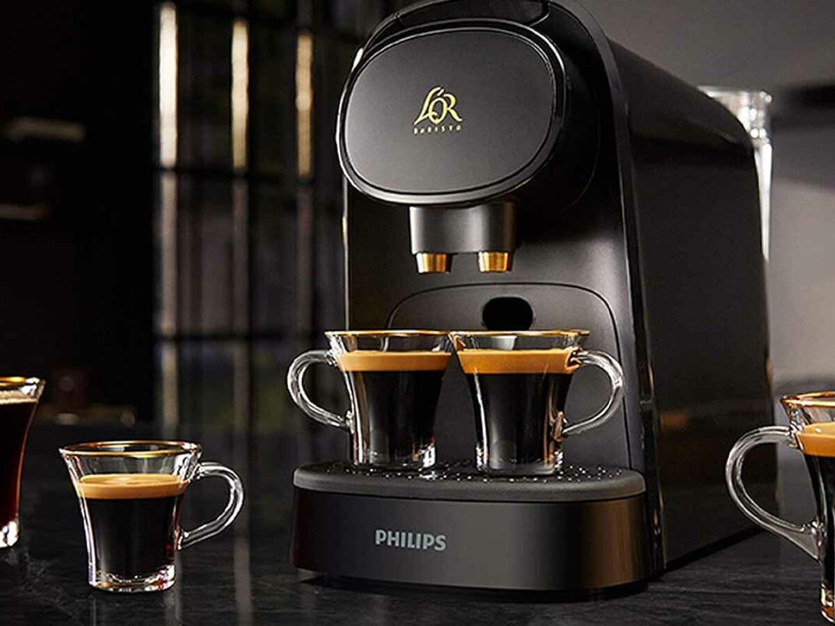  Philips L'or Barista Negra Cafetera De Cápsulas L'or Doble  Carga Automática : Everything Else