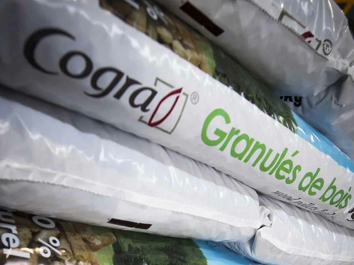 Granulés de bois cogra online en sac 15 kg