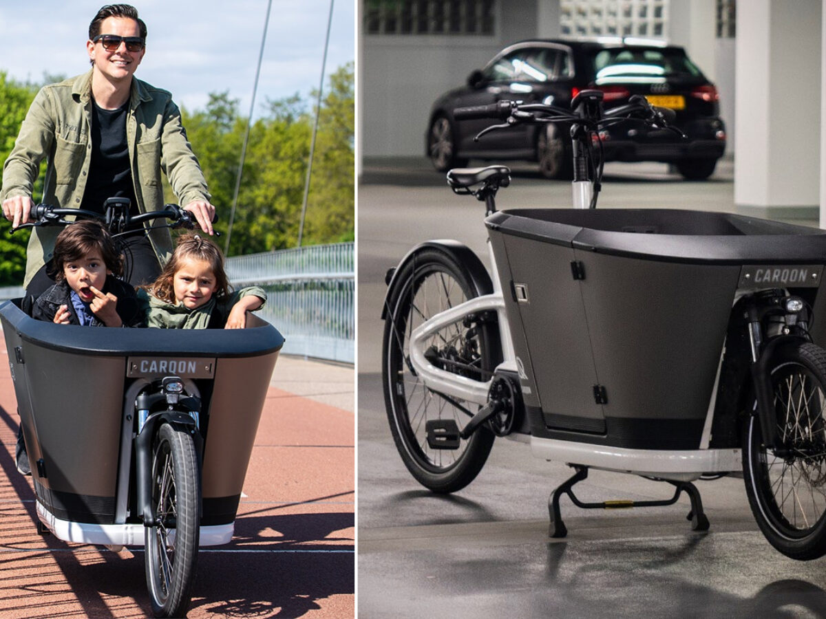 Carqon : un vélo cargo électrique spécialement conçu pour transporter les  enfants - NeozOne
