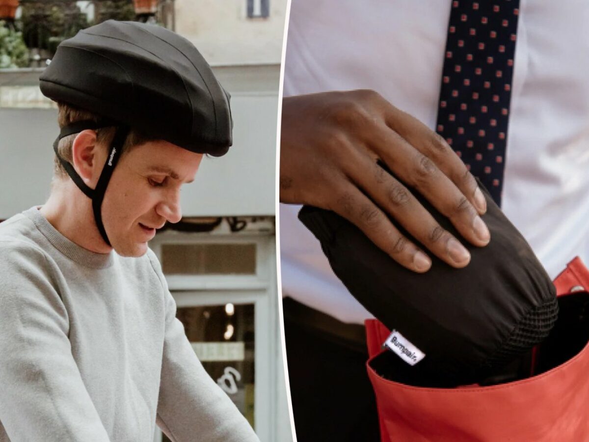 Bumpair : cet étonnant casque de vélo gonflable tient dans un petit sac  quand il est replié - NeozOne