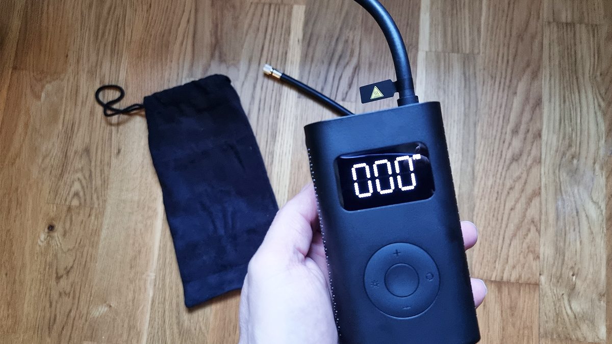 Pompe à air portable Xiaomi Mi 1S : une pompe électrique encore meilleure