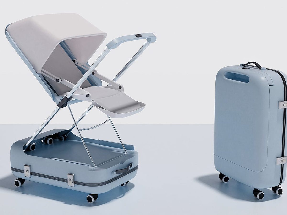 Easy Journey : l'invention d'une valise de voyage qui se transforme en  poussette pour enfant - NeozOne