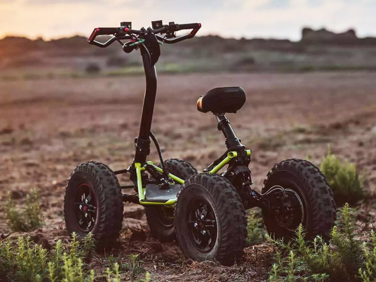 EZRaider : une étonnante et très puissante (2X1200W) trottinette électrique  tout terrain - NeozOne