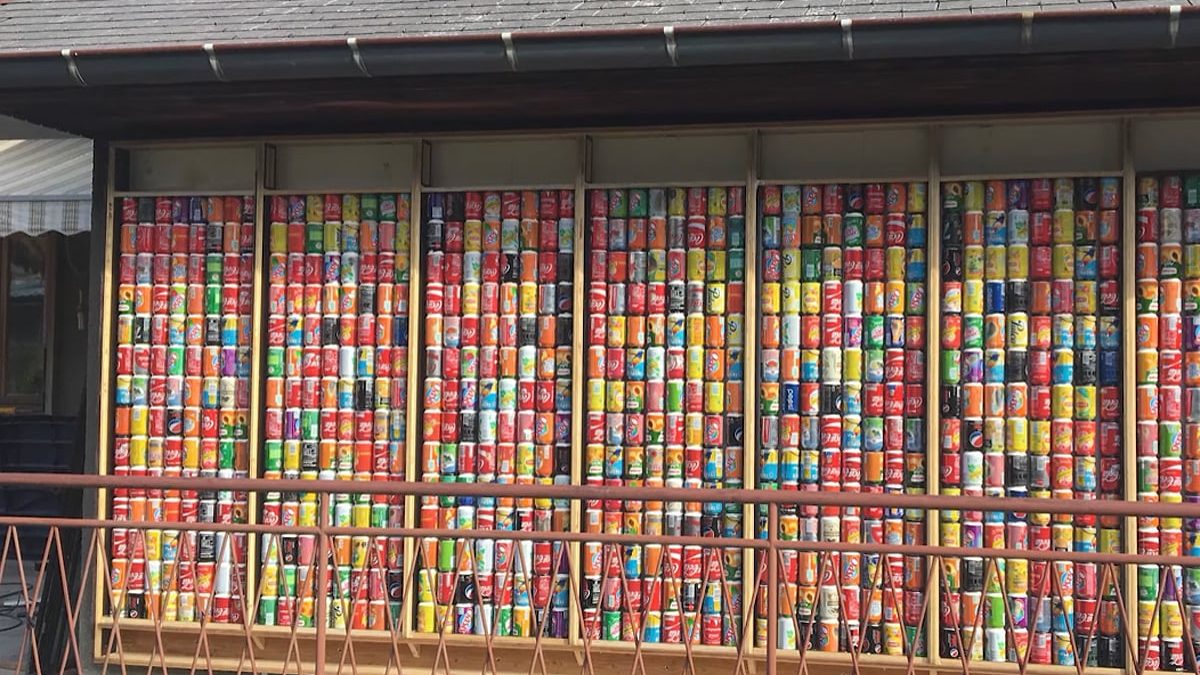 Combien Faut Il De Canettes Recyclees Pour Fabriquer Un Velo Il invente un chauffage solaire à base de canettes de soda usagées - NeozOne