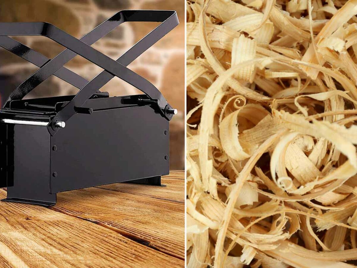 L'invention d'une presse pour fabriquer des bûches de bois gratuitement  avec du carton et de la sciure - NeozOne