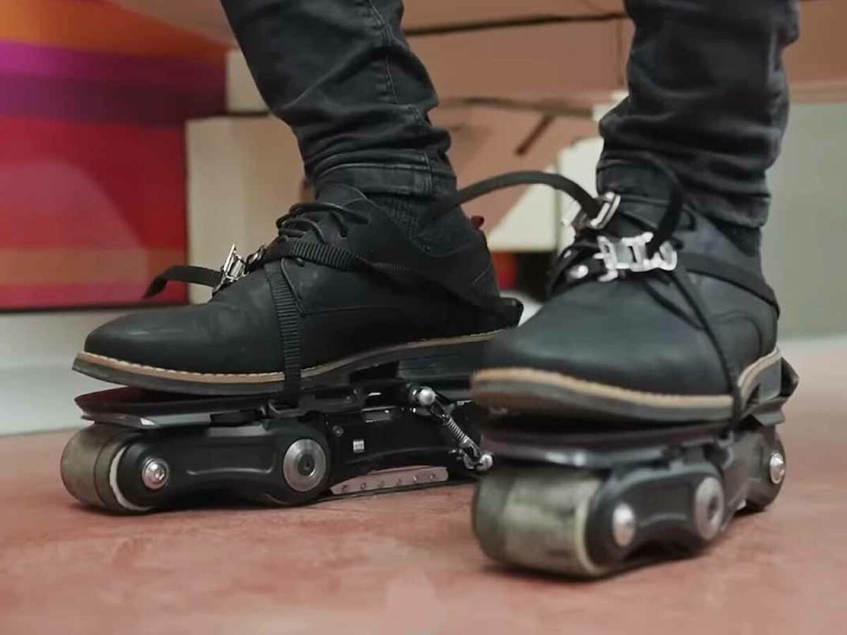 Cette société dévoile des chaussures patins permettant de marcher 2 fois  plus vite
