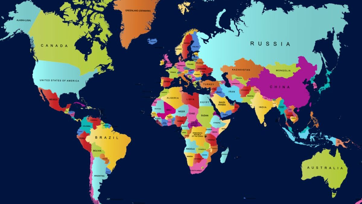 Carte Du Monde Taille Reelle Afrique The True Size, un site ludique pour comparer la taille (réelle) de deux  pays - NeozOne