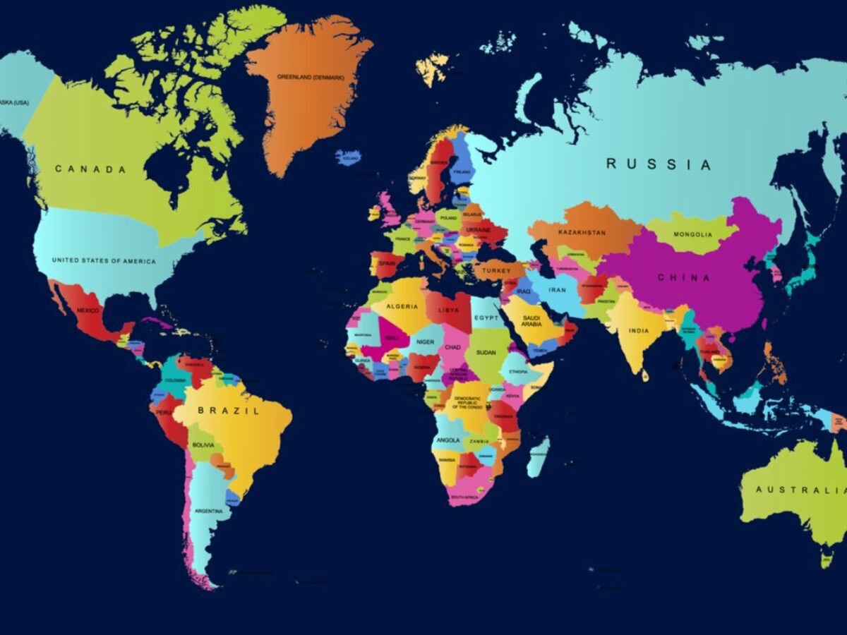 Carte Du Monde Avec Les Vraies Proportions The True Size, un site ludique pour comparer la taille (réelle) de deux  pays - NeozOne
