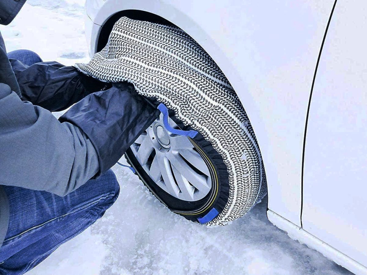 Michelin SOS Grip, une chaussette à neige innovante, compacte et