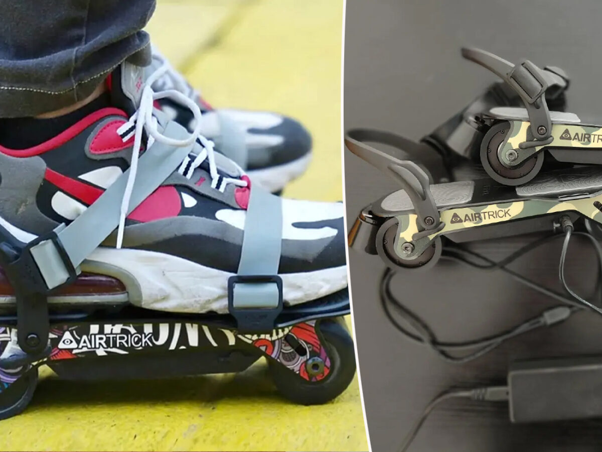 Airtrick invente les E-Skates, des patins à roulettes innovants et  électriques à fixer sur n'importe quelle basket ! - NeozOne