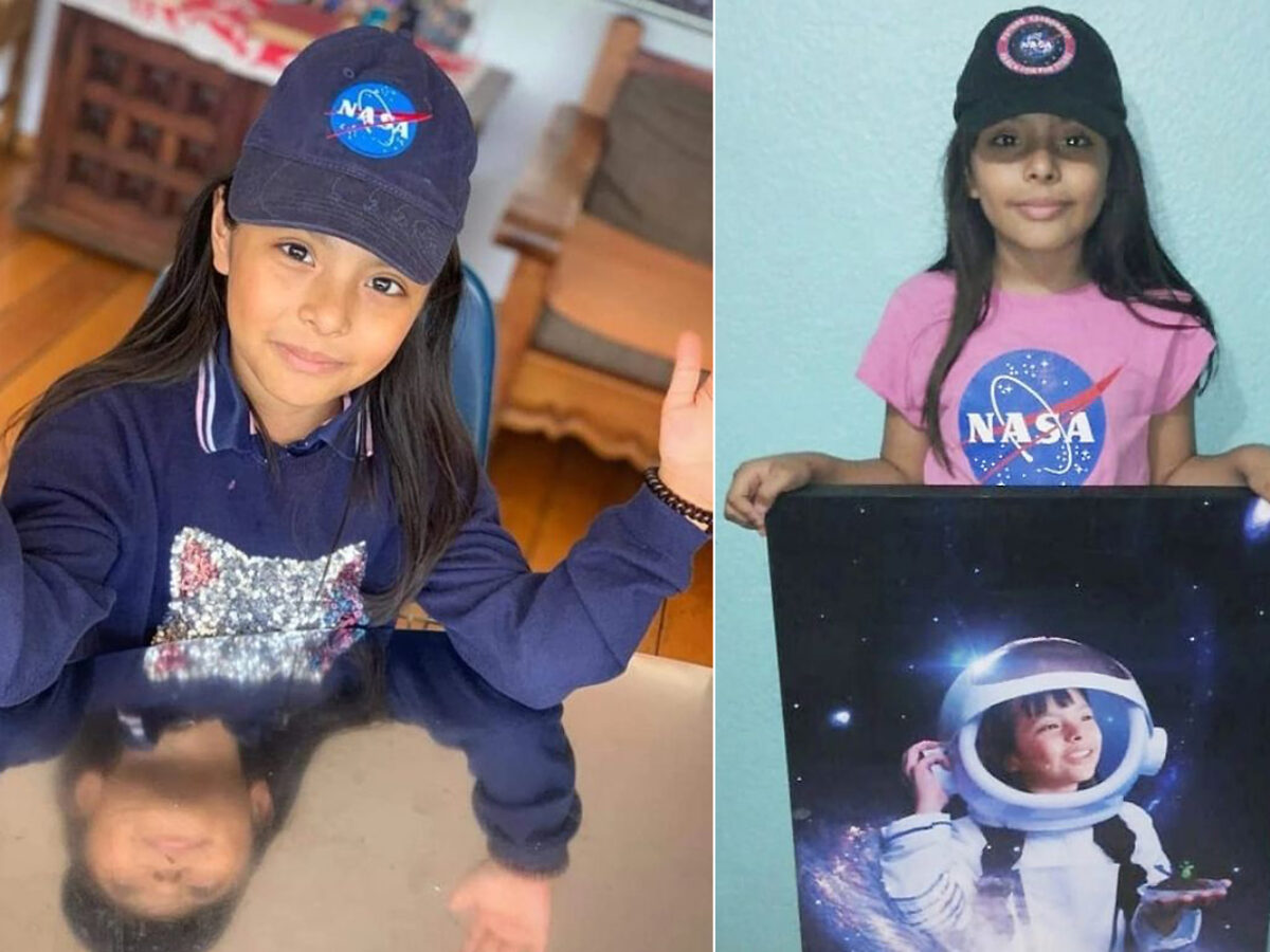 Enfant Ai Génératif Se Faisant Passer Pour Un Astronaute Jouant