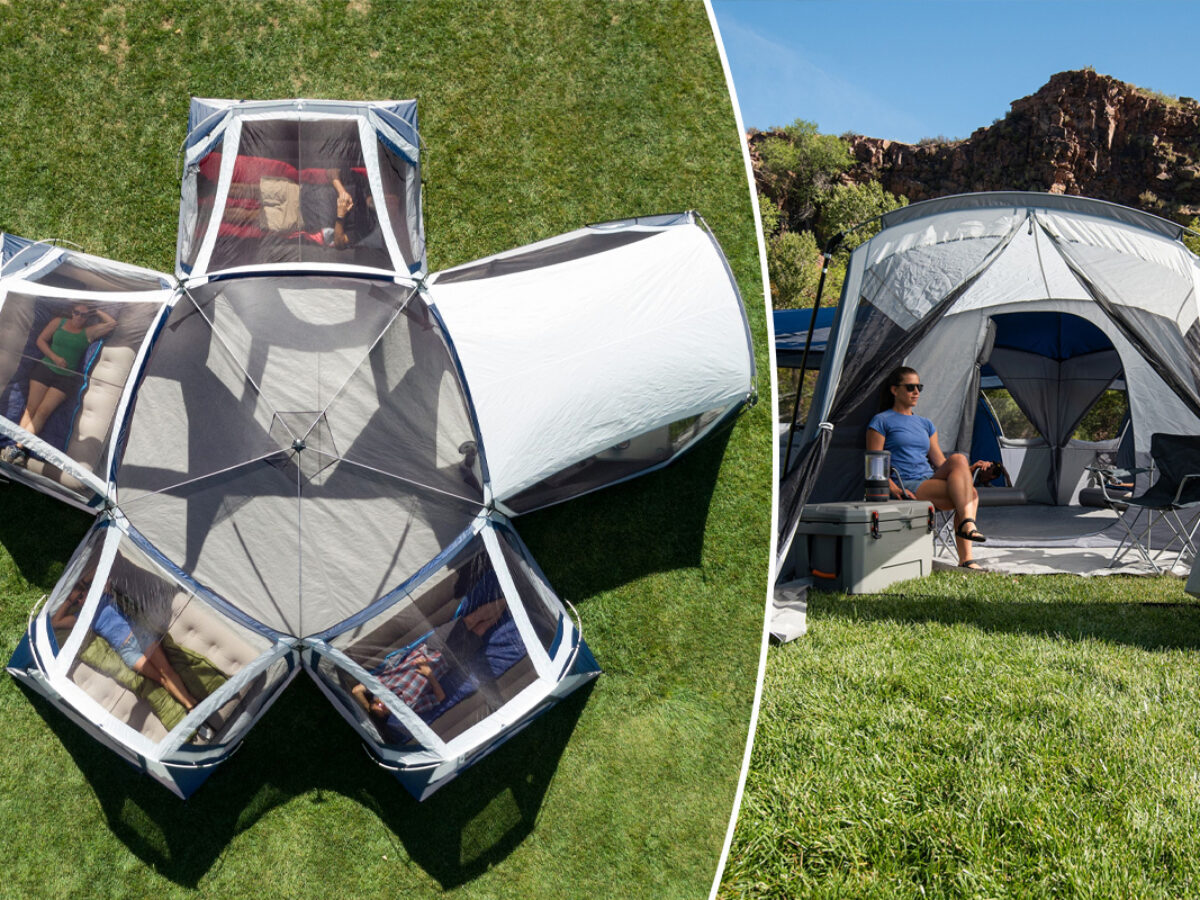Ozrak Trail : une immense tente de camping qui peut accueillir 20