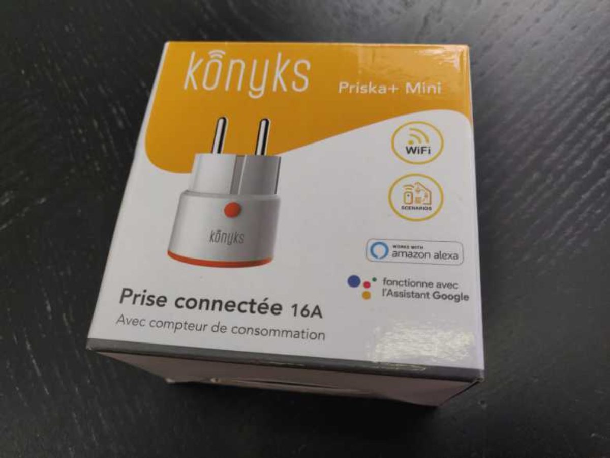 Domotique : test de la prise connectée Konyks Priska+ Mini avec