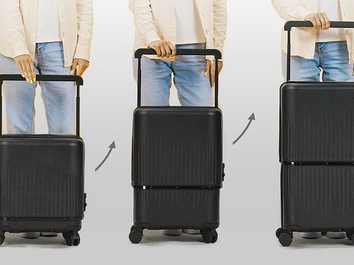L'invention d'une valise télescopique qui change de taille selon la  quantité de bagages à transporter - NeozOne